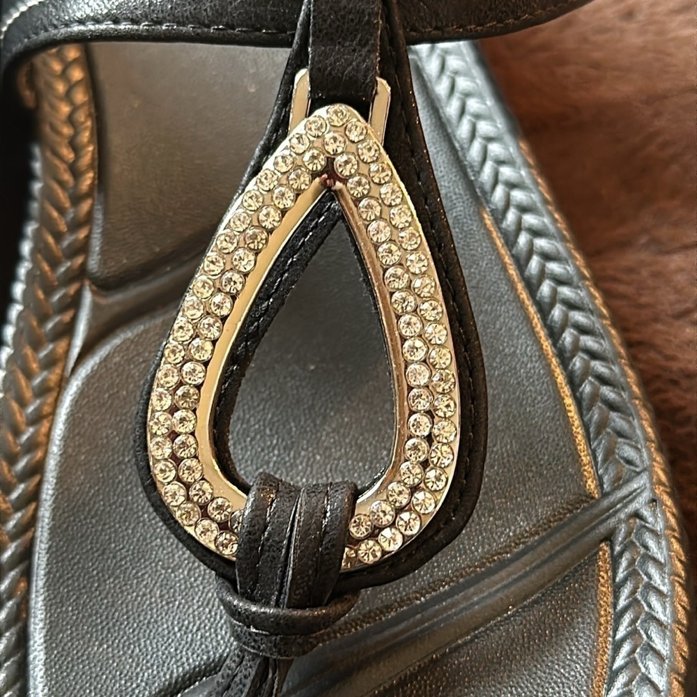 PATRIZIA by Spring Step Fran Black Sandal Sz 8.5 (EU39) - Picture 3 of 13